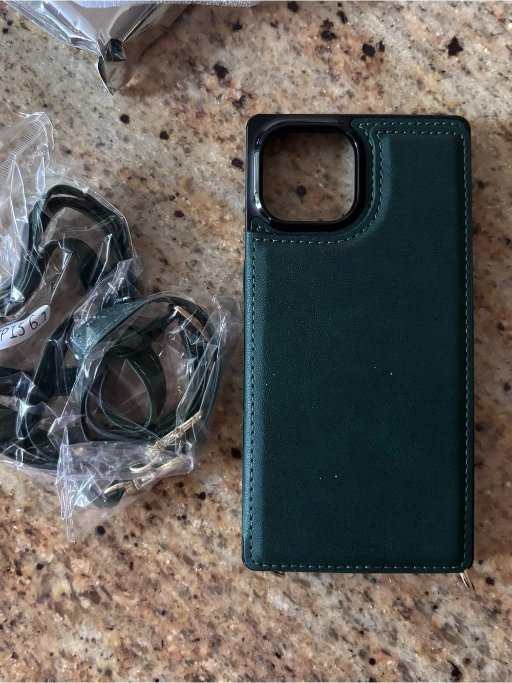 Wynter Green Crossbody Wallet Phone Case with Detachable Strap